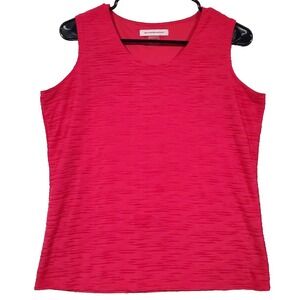 Allison Daley Tank Top Size S Pink Lined